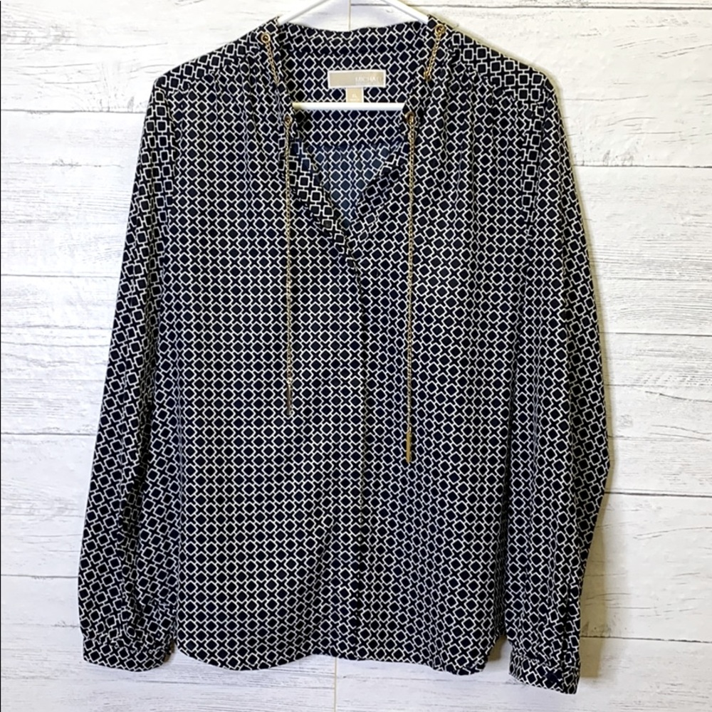 MICHAEL KORS: xoxo blouse